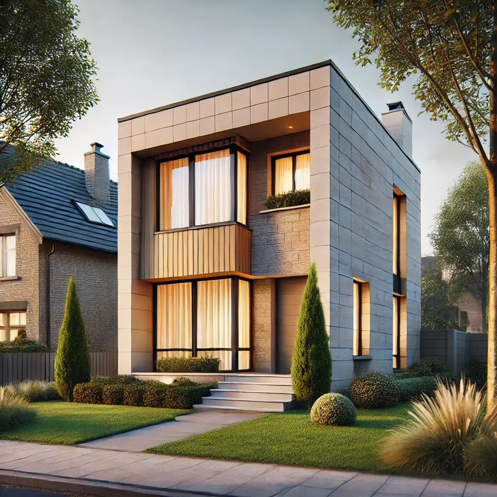 Inspection d'une maison individuelle par un expert immobilier à Laeken.