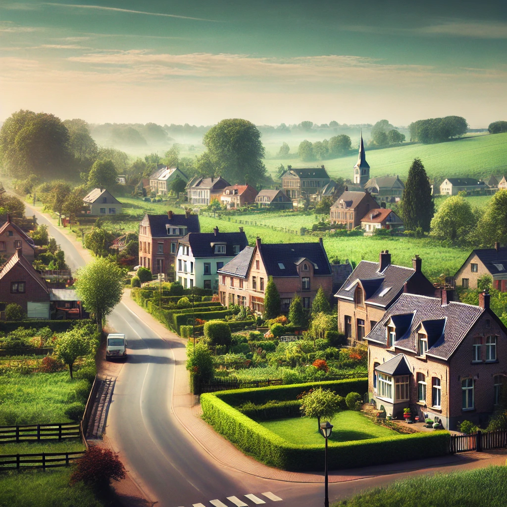 Vue panoramique de Brunehaut, une belle commune idéale pour effectuer un état des lieux Brunehaut immobilier.
