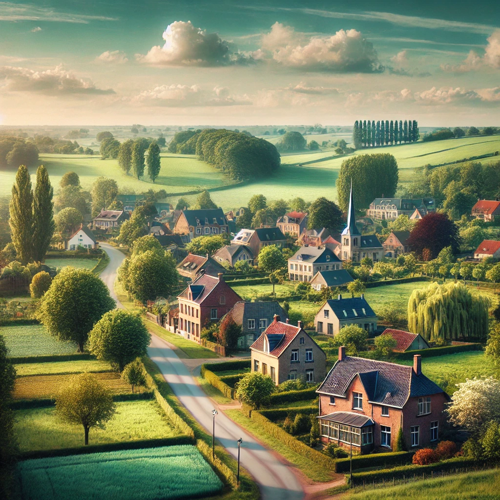 Vue panoramique de Genappe, une belle commune idéale pour réaliser un état des lieux Genappe immobilier fiable et rigoureux.