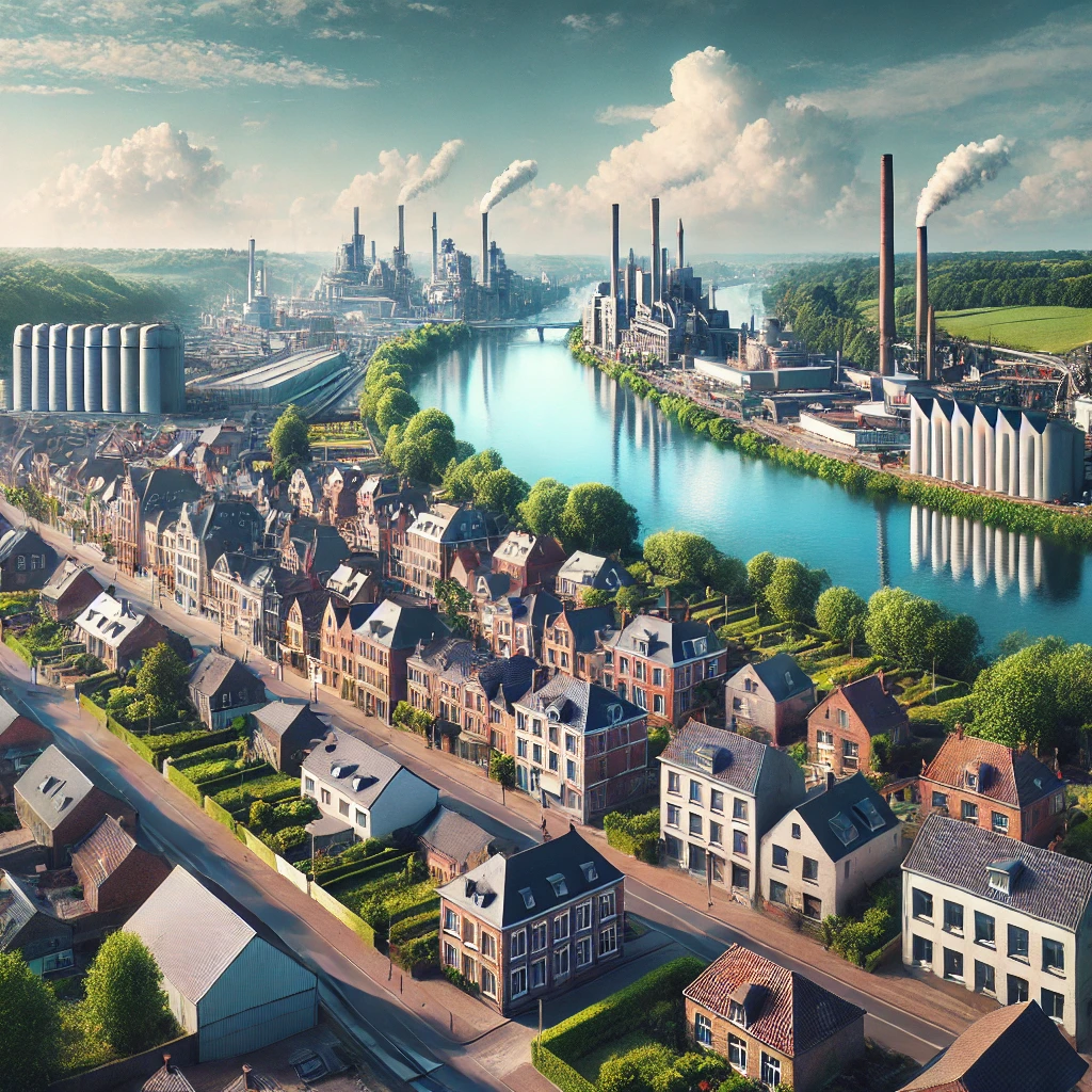 Vue panoramique de Saint-Nicolas, une belle commune idéale pour réaliser un état des lieux Saint-Nicolas immobilier fiable et rigoureux.