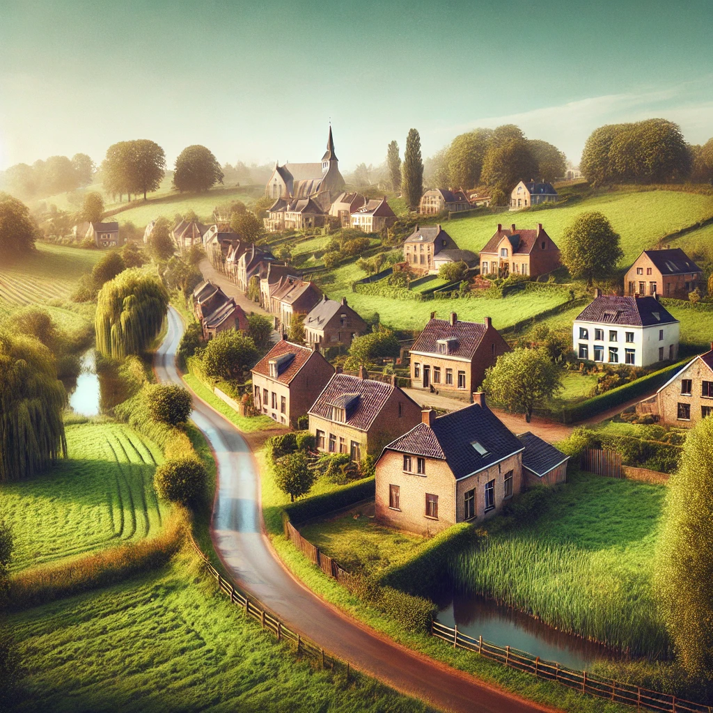 Vue panoramique de Silly, une belle commune idéale pour réaliser un état des lieux Silly immobilier fiable et rigoureux.