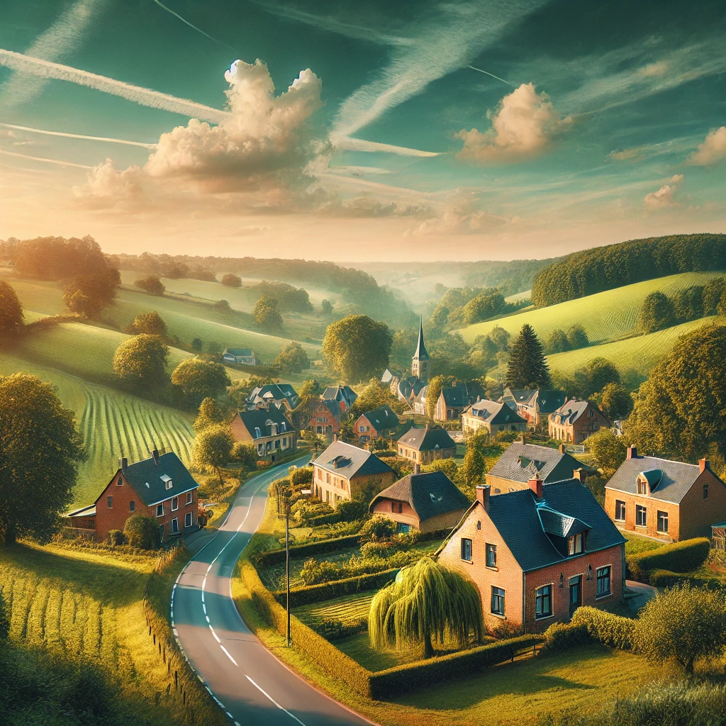 Vue panoramique de Plombières, une belle commune idéale pour réaliser un état des lieux Plombières immobilier fiable et rigoureux.