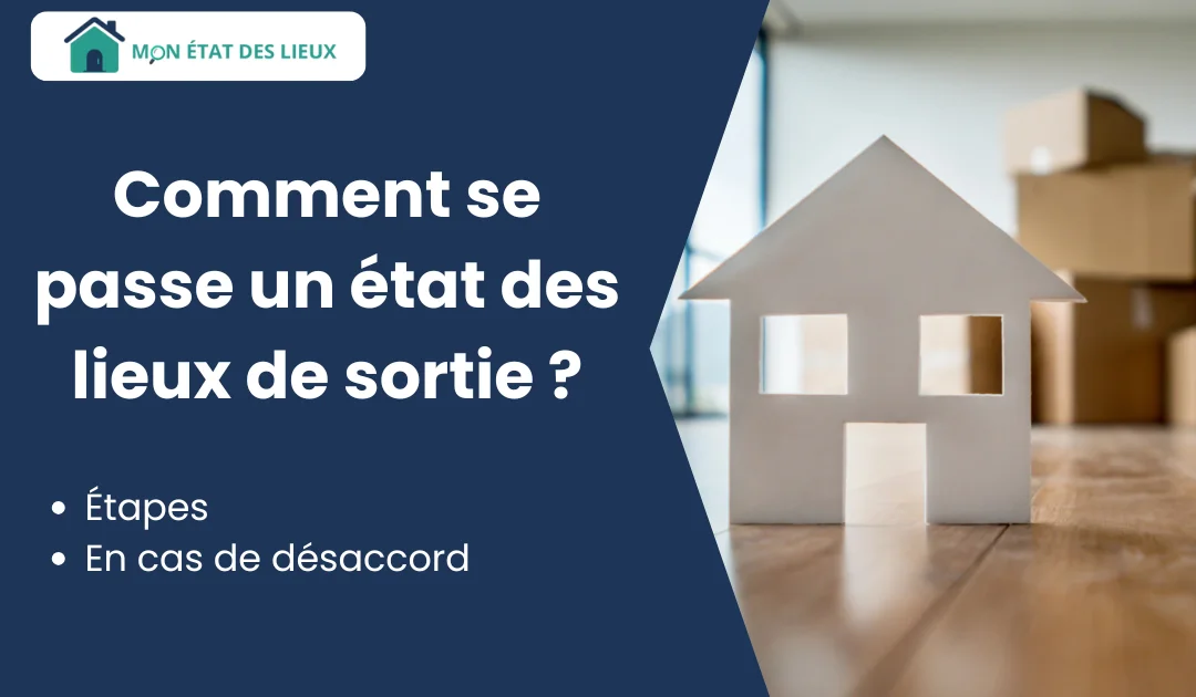 Comment se passe un état des lieux de sortie – maison miniature en carton avec cartons de déménagement