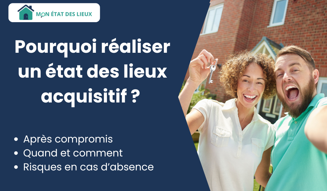 Pourquoi réaliser un état des lieux acquisitif – couple heureux recevant les clés de leur maison