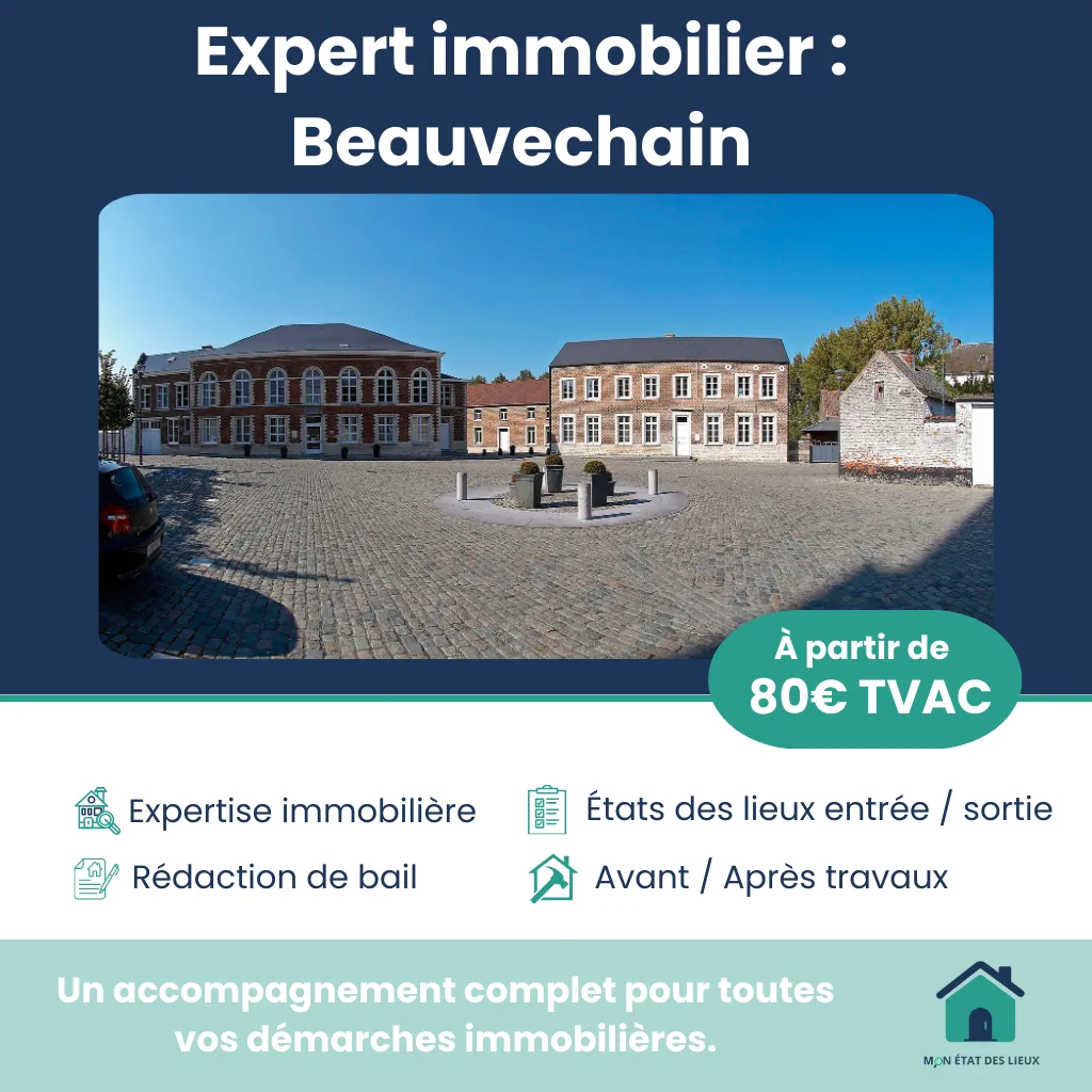 Expert immobilier à Beauvechain – États des lieux, baux et expertises techniques