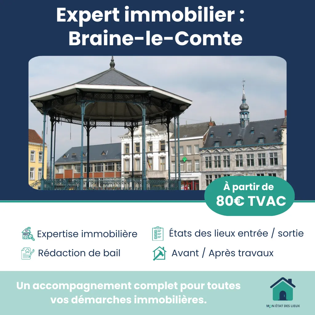 Expert immobilier à Braine-le-Comte – État des lieux d’entrée et de sortie