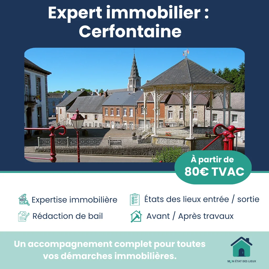 Expert immobilier à Cerfontaine – États des lieux et expertises immobilières