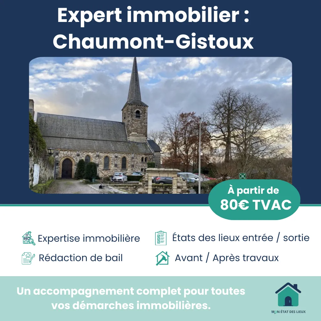 Expert immobilier à Chaumont-Gistoux – États des lieux, baux et expertises techniques
