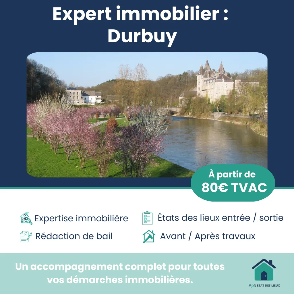 Expert immobilier à Durbuy – État des lieux d’entrée, sortie et après travaux