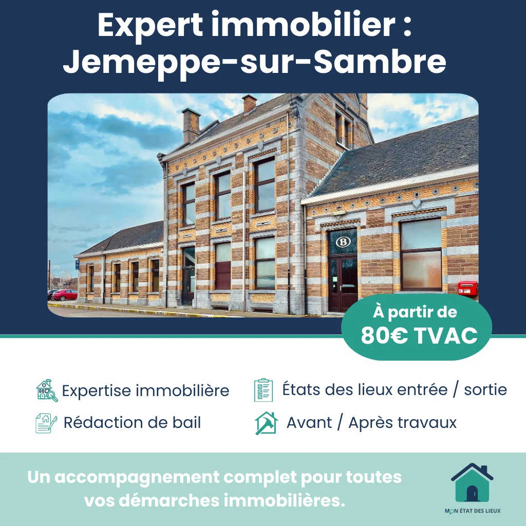 Expert immobilier à Jemeppe-sur-Sambre – État des lieux complet
