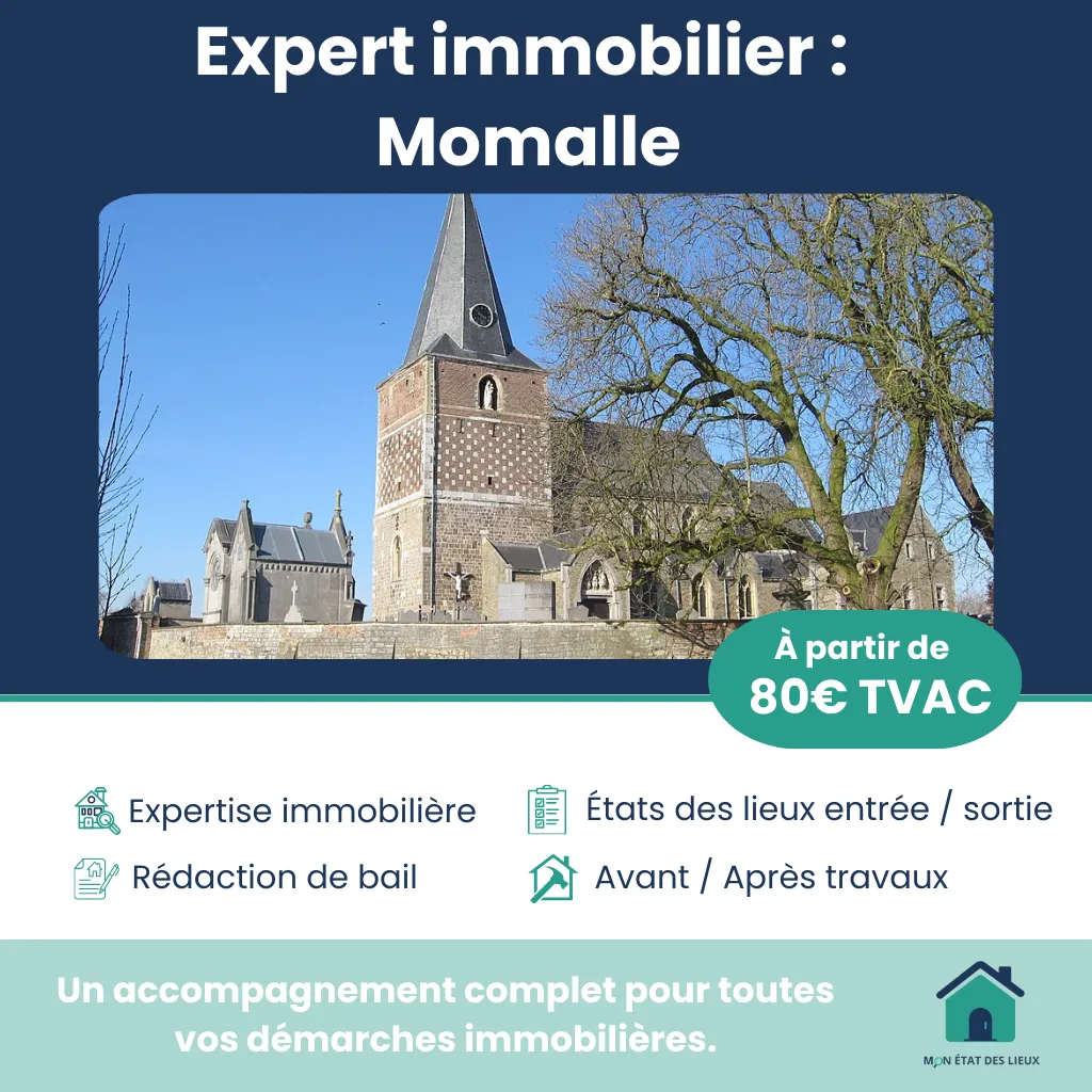 Expert immobilier à Momalle – État des lieux, expertises et baux