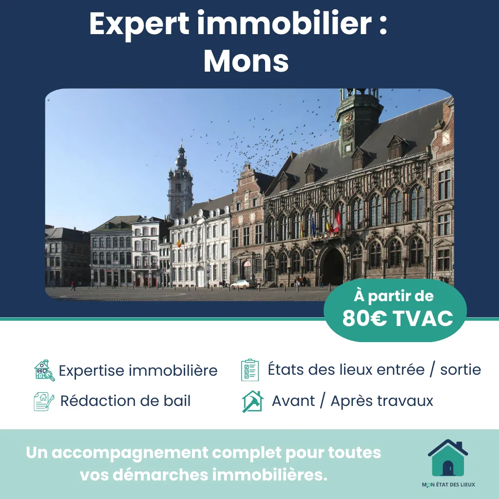 Expert immobilier à Mons – États des lieux et accompagnement sur mesure