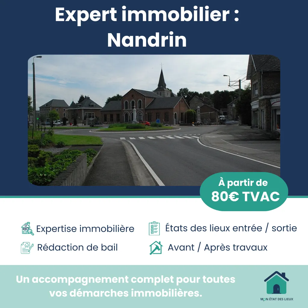 Expert immobilier à Nandrin – État des lieux, expertises et baux