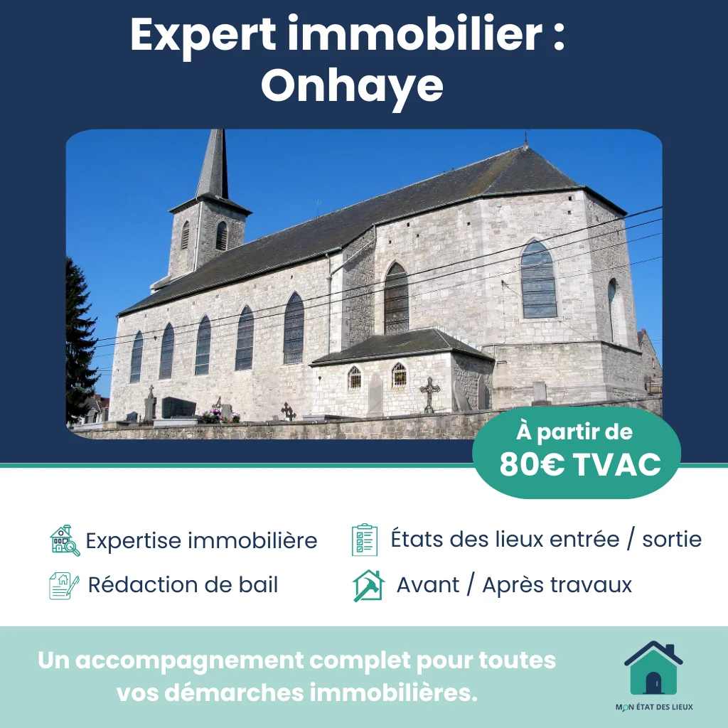 Expert immobilier à Onhaye – États des lieux et expertises immobilières