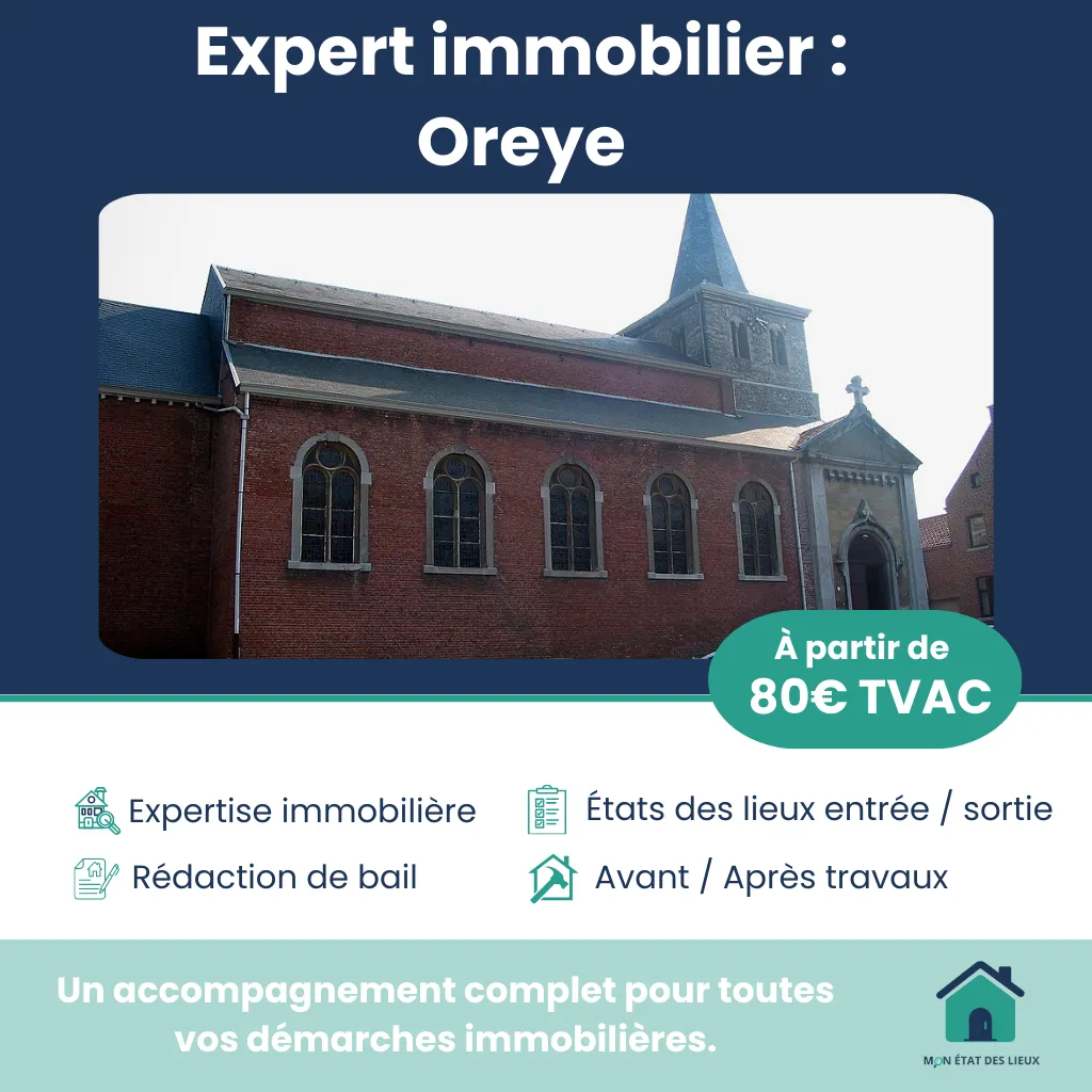 Expert immobilier à Oreye – États des lieux et accompagnement professionnel