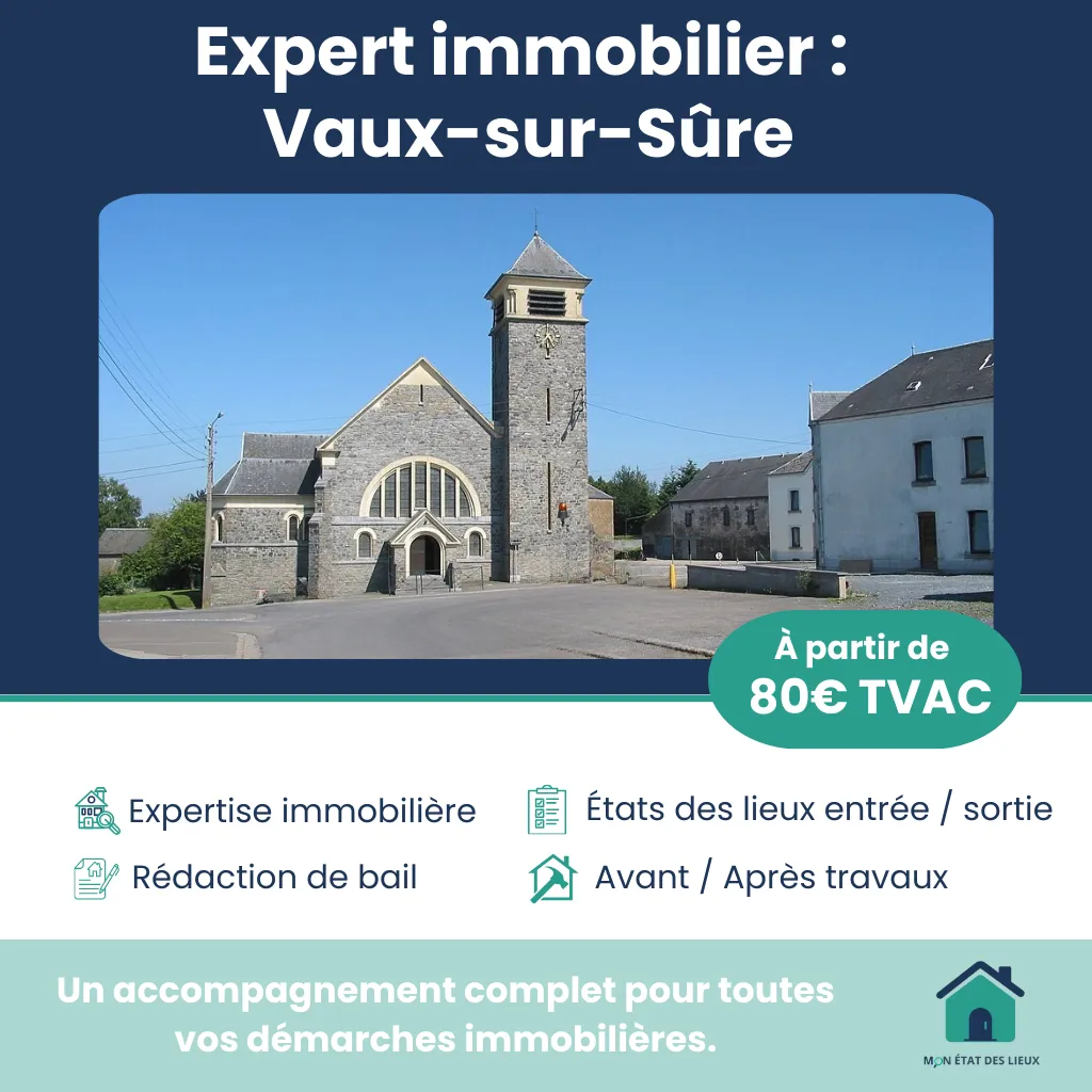 Expert immobilier à Vaux-sur-Sûre – États des lieux impartiaux et professionnels