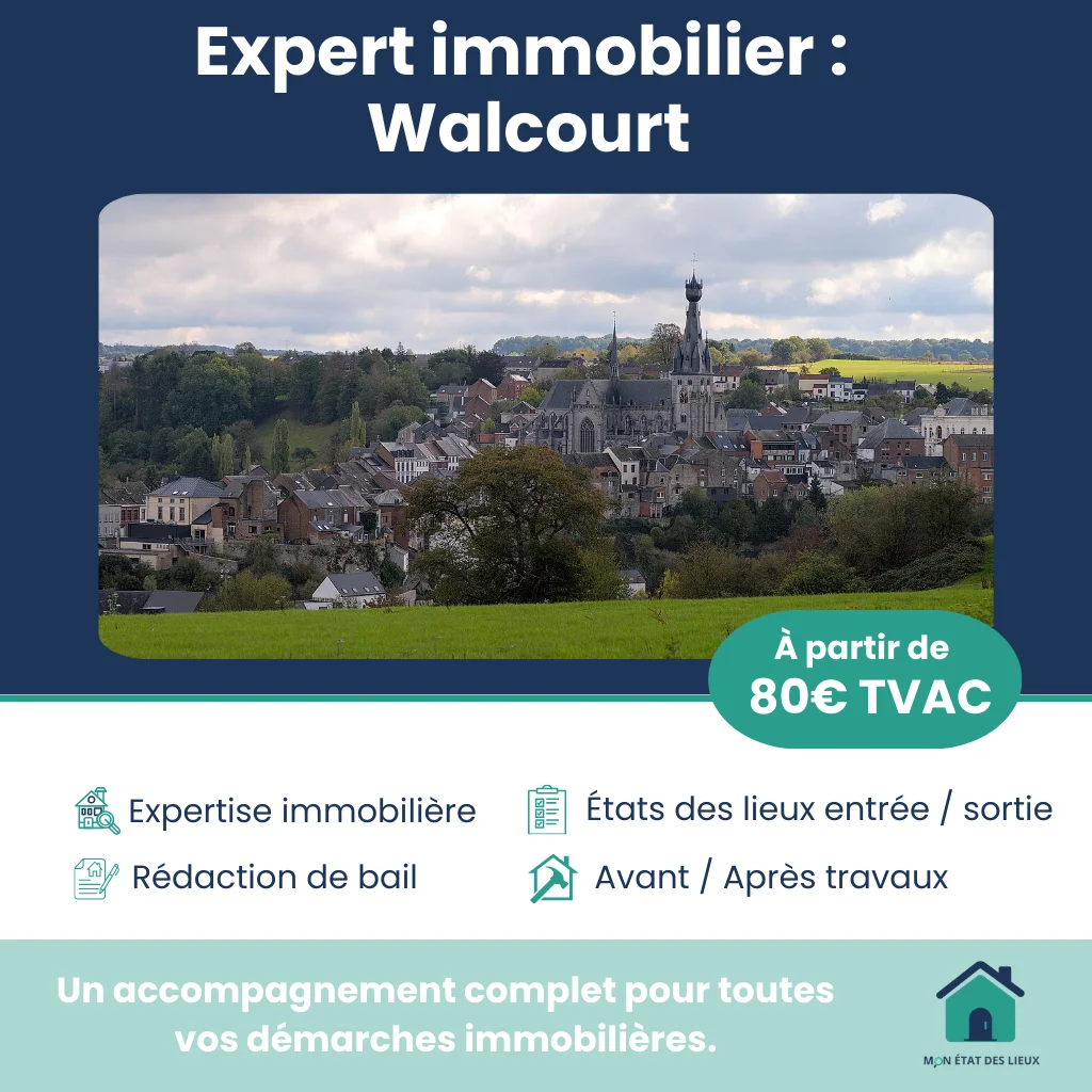 Expert immobilier à Walcourt – États des lieux et expertises immobilières