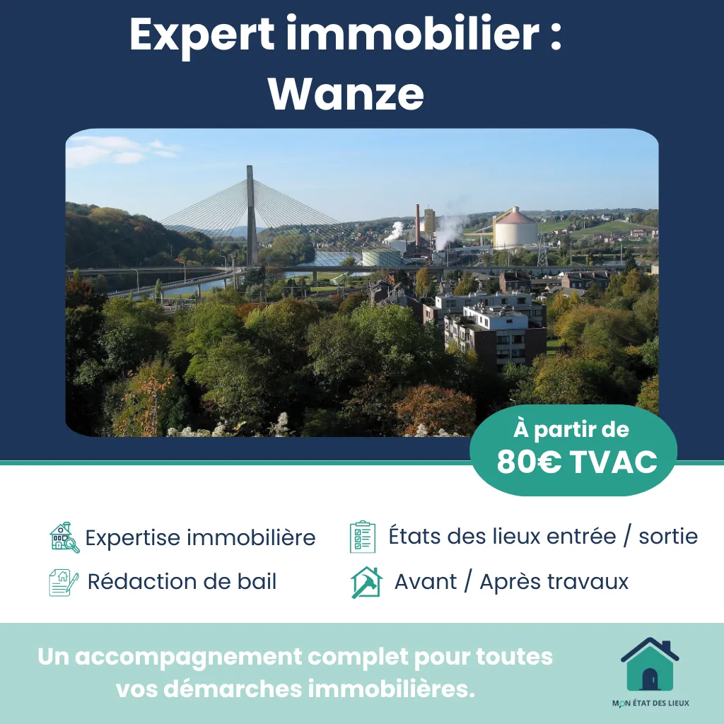 Expert immobilier à Wanze – État des lieux, expertises et baux