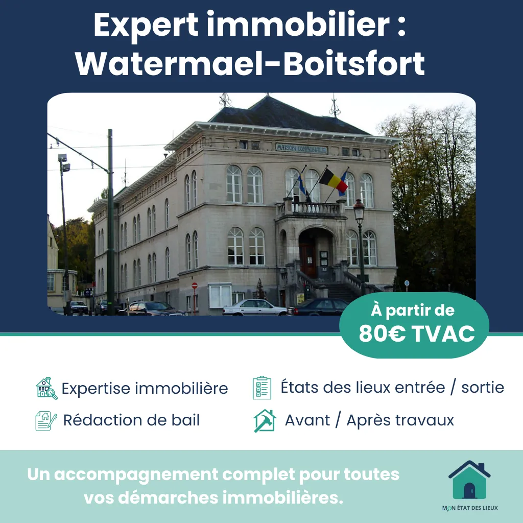 Expert immobilier à Watermael-Boitsfort – Service rapide et précis dès 80€ TVAC