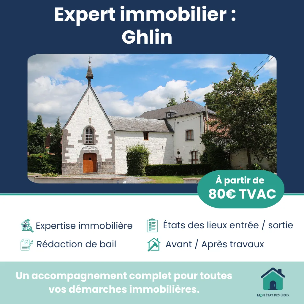 Expert immobilier à Ghlin – États des lieux détaillés avec photos professionnelles