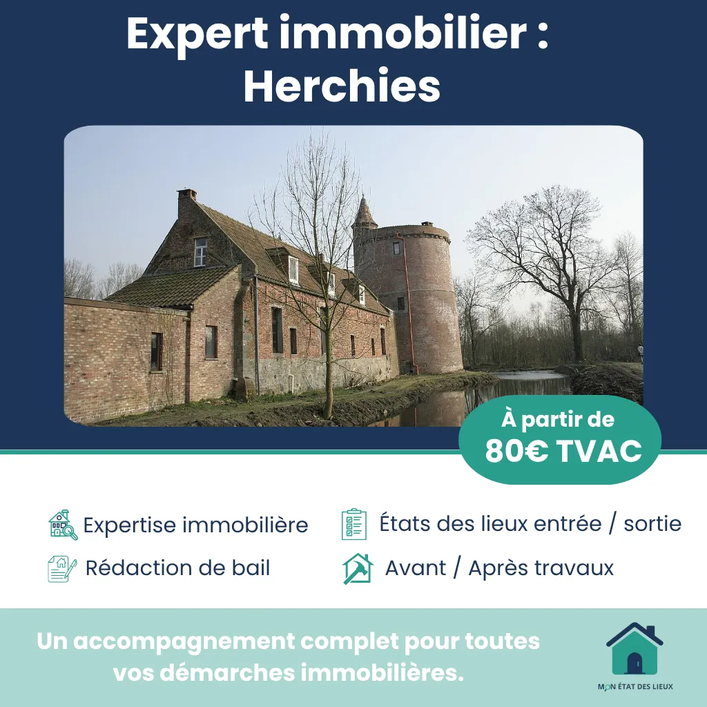 Expert immobilier à Herchies – États des lieux impartiaux avec remise PDF