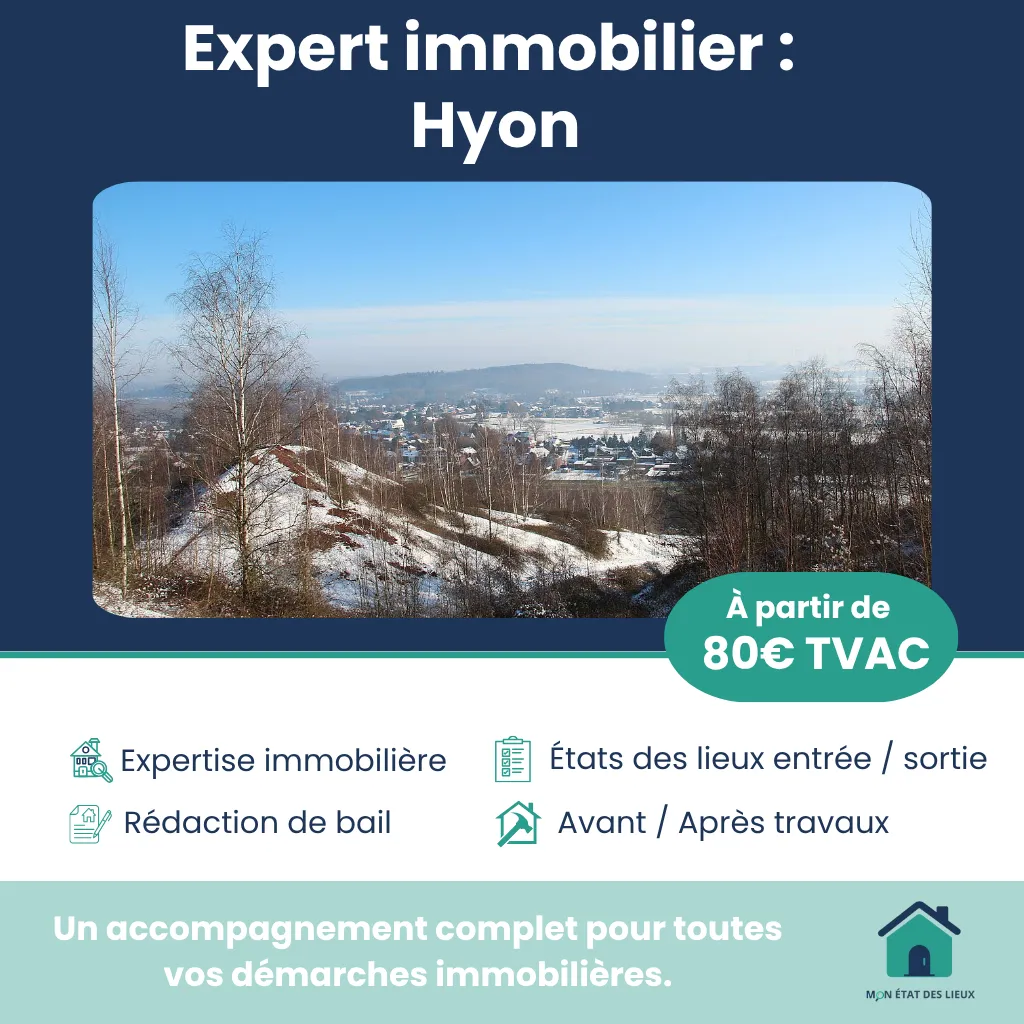 Expert immobilier à Hyon – Expertise précise avec support photo dès 80€ TVAC