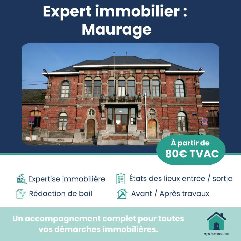 Expert immobilier à Maurage – Rapport neutre et illustré dès 80€ TVAC