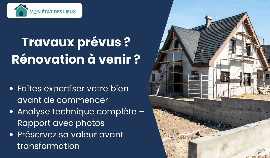 Expertise avant travaux pour évaluer un bien avant rénovation ou transformation.