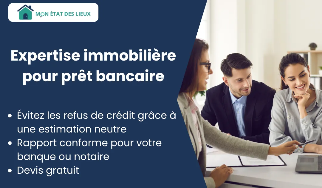 Expertise immobilière banque pour garantir un crédit hypothécaire en Belgique.