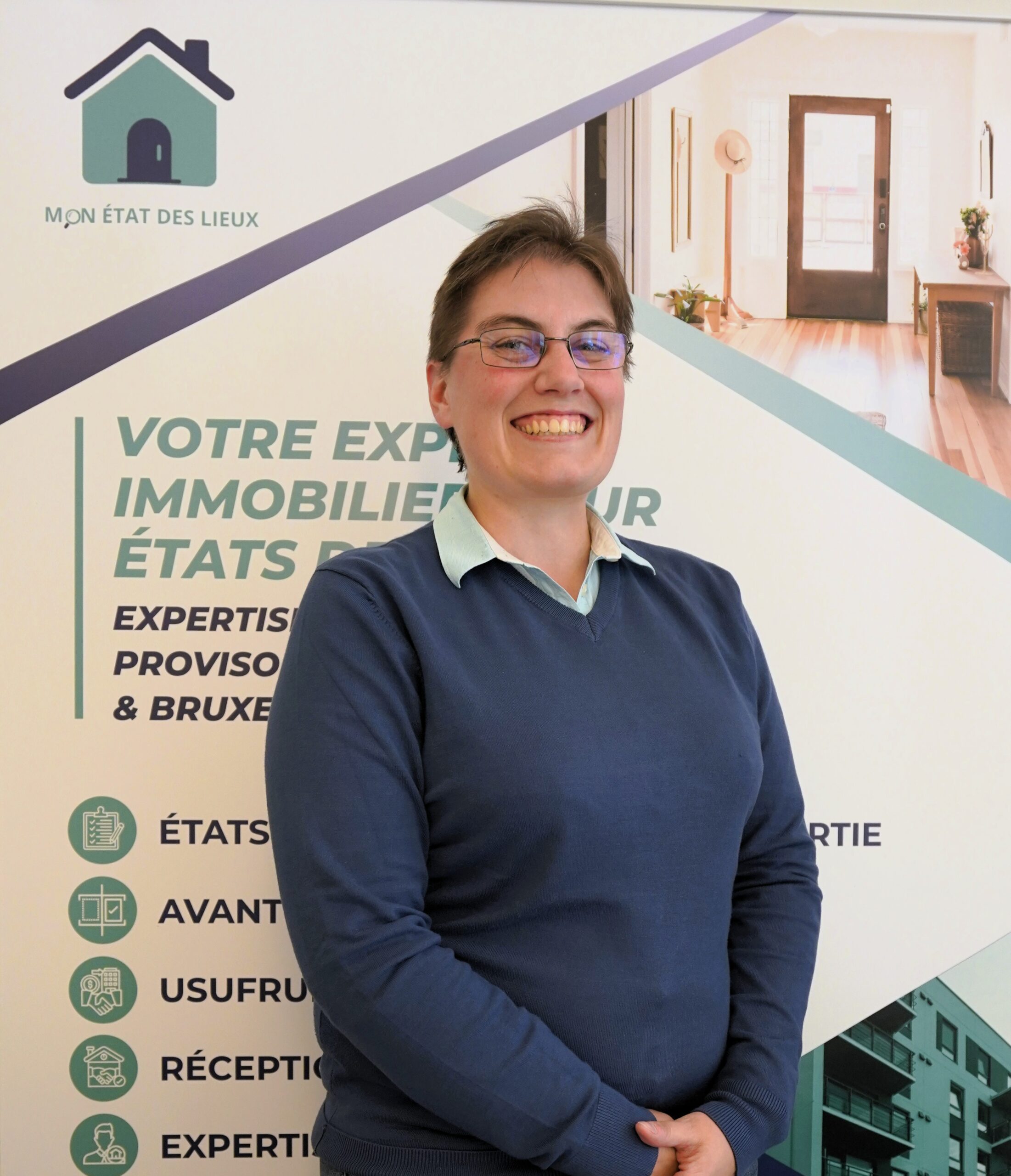Portrait de Laura Vanderlinden, expert immobilier chez Mon État des Lieux