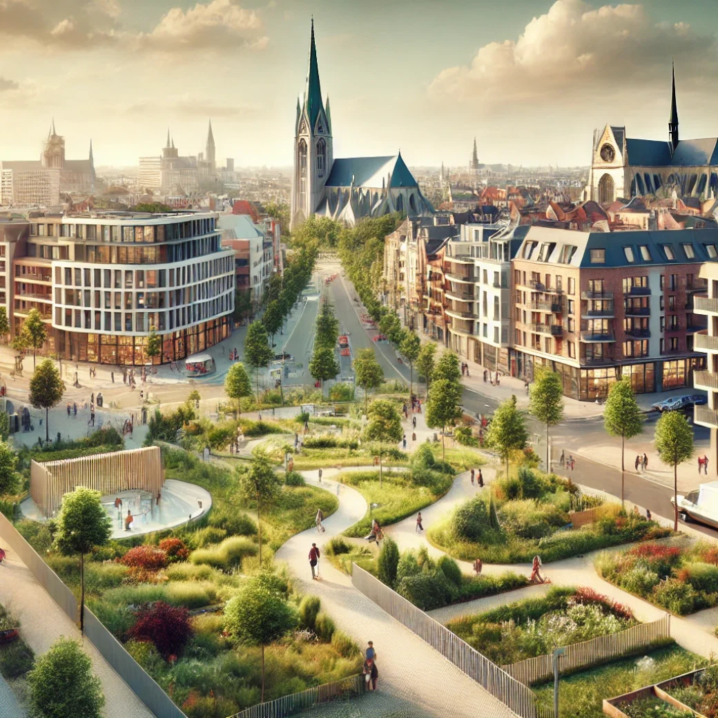 Vue panoramique d'Auderghem, une belle commune idéale pour réaliser un état des lieux Auderghem immobilier fiable et rigoureux.