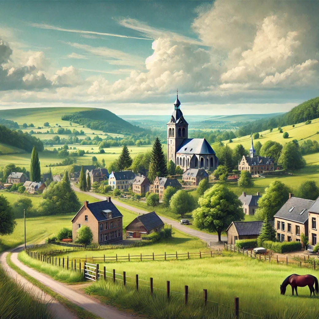 Vue panoramique de Baelen, une belle commune idéale pour réaliser un état des lieux Baelen immobilier fiable et rigoureux.