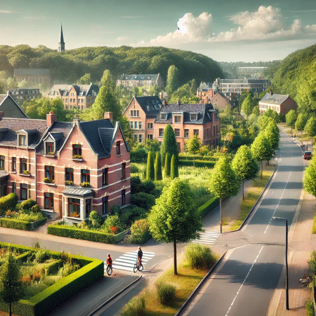Vue panoramique de Berchem-Sainte-Agathe, une belle commune idéale pour réaliser un état des lieux Berchem-Sainte-Agathe immobilier fiable et rigoureux.