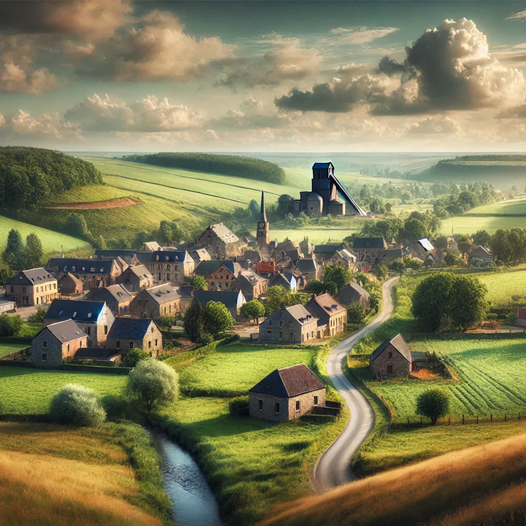 Vue panoramique de Blegny, une belle commune idéale pour réaliser un état des lieux Blegny immobilier fiable et rigoureux.