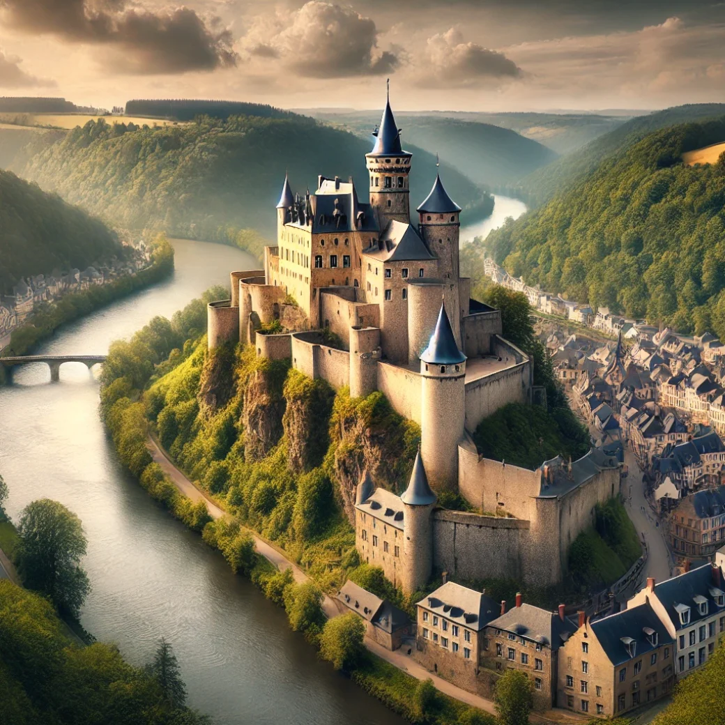 Vue panoramique de Bouillon, une belle commune idéale pour réaliser un état des lieux Bouillon immobilier fiable et rigoureux.