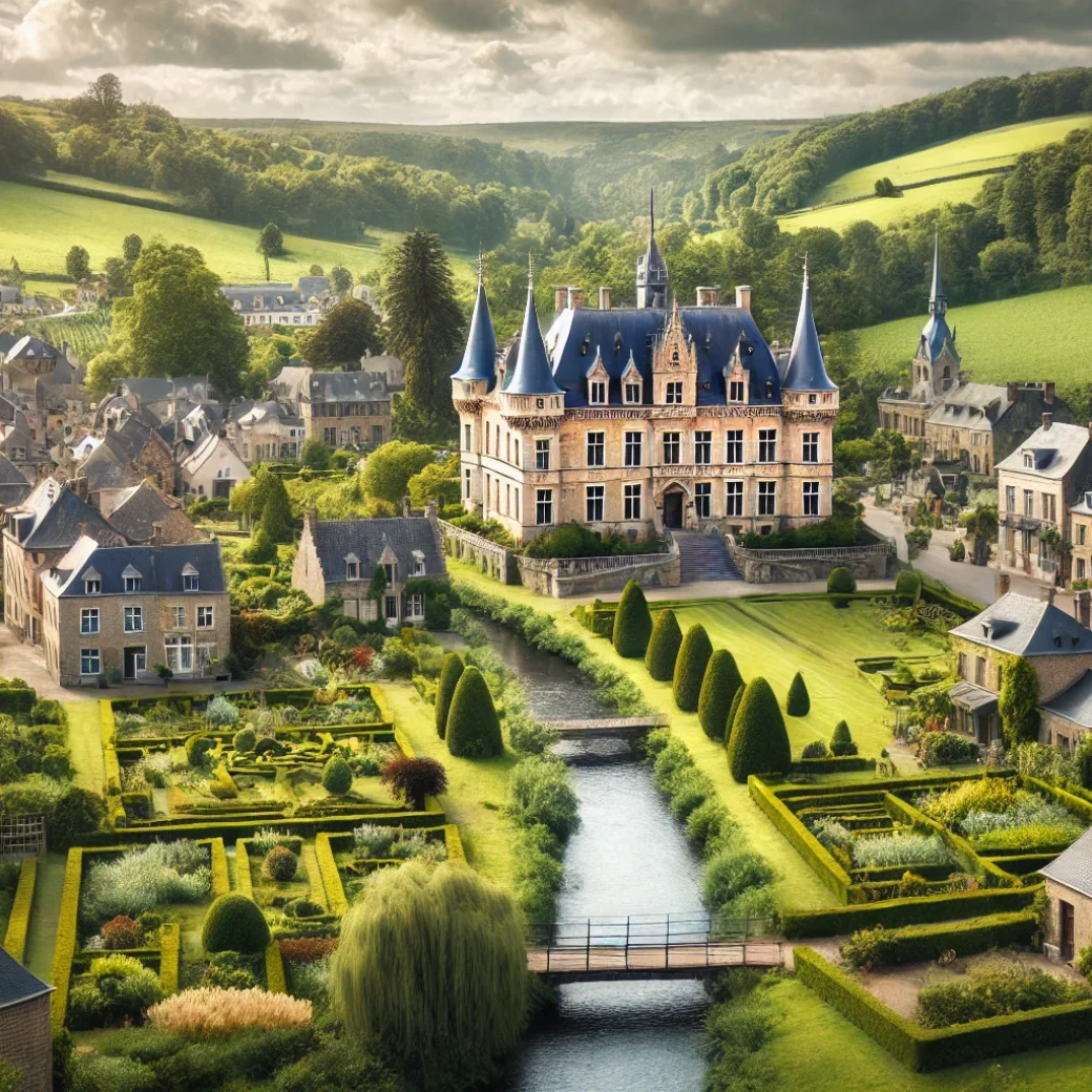 Vue du centre historique de Boussu, mettant en avant l’importance d’un état des lieux Boussu pour protéger les biens immobiliers.