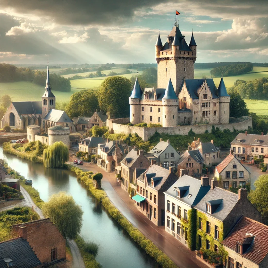 Vue panoramique de Braine-le-Château, une belle commune idéale pour réaliser un état des lieux Braine-le-Château immobilier fiable et rigoureux.
