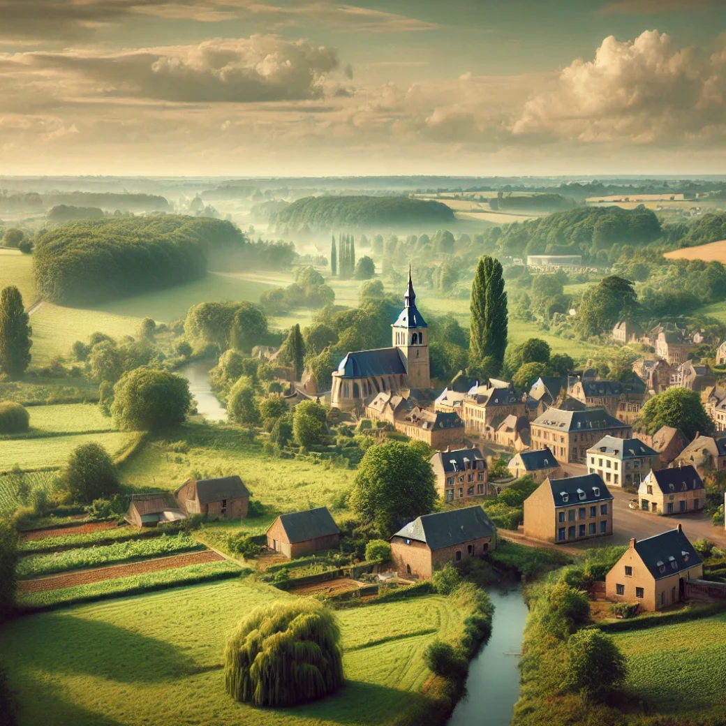 Vue panoramique de Brugelette, une belle commune idéale pour réaliser un état des lieux Brugelette immobilier fiable et rigoureux.