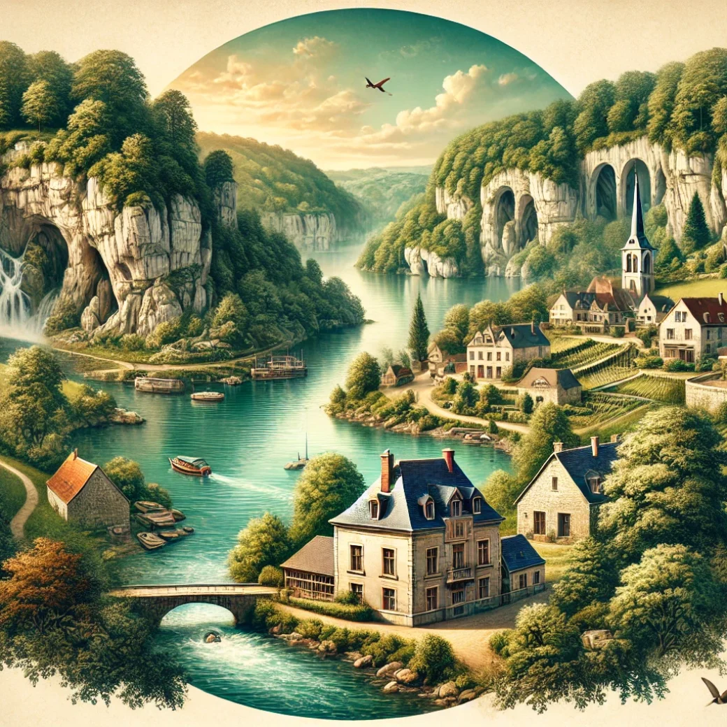 État des lieux Couvin : Vue panoramique de Couvin, illustrant l'expertise locale pour les états des lieux.