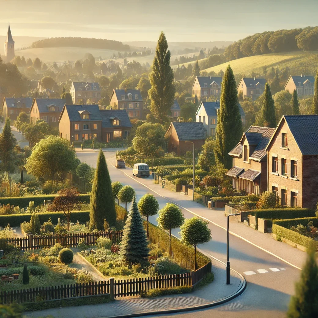 Vue panoramique de Fléron, une belle commune idéale pour réaliser un état des lieux Fléron immobilier fiable et rigoureux.