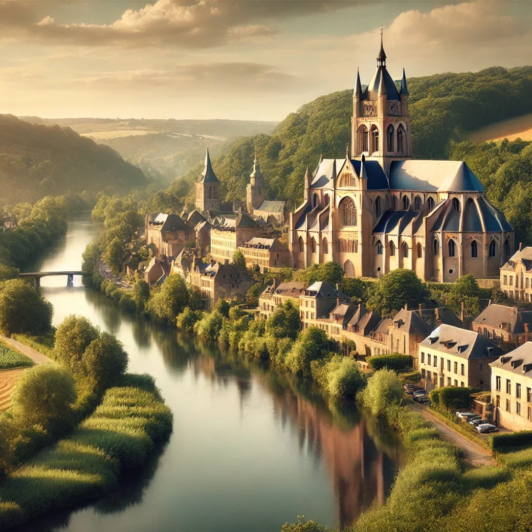 Vue panoramique de Floreffe, une belle commune idéale pour réaliser un état des lieux Floreffe immobilier fiable et rigoureux.