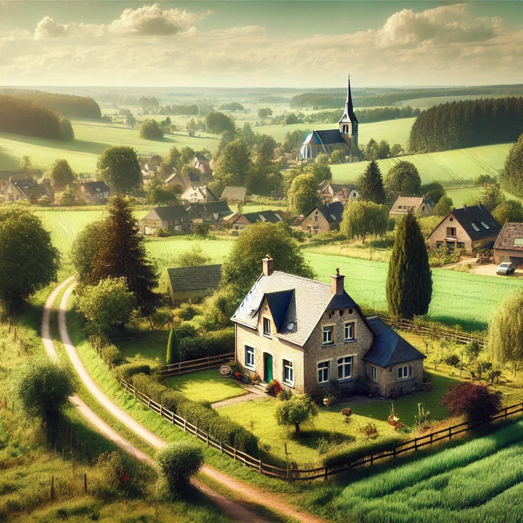 Vue panoramique de Froidchapelle, une belle commune idéale pour réaliser un état des lieux Froidchapelle immobilier fiable et rigoureux.