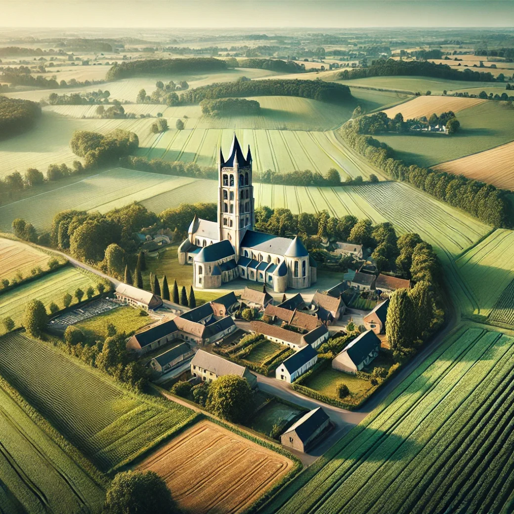 Vue panoramique de Gembloux, une belle commune idéale pour réaliser un état des lieux Gembloux immobilier fiable et rigoureux.