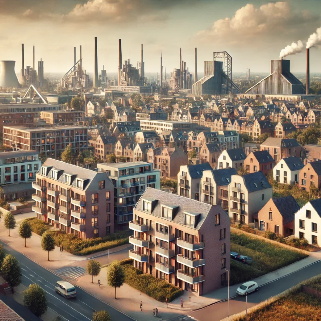 Vue panoramique de Grâce-Hollogne, une belle commune idéale pour réaliser un état des lieux Grâce-Hollogne immobilier fiable et rigoureux.