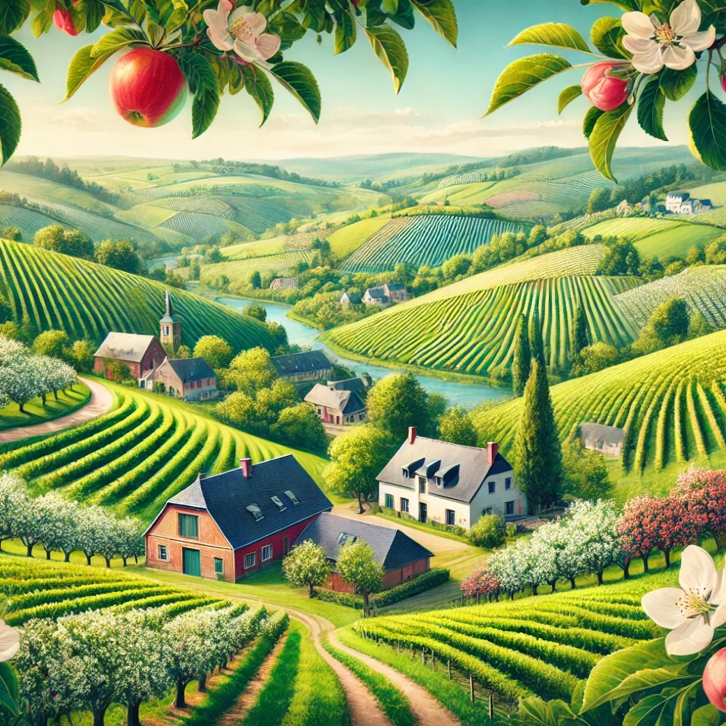 Vue panoramique de Herve, une belle commune idéale pour réaliser un état des lieux Herve immobilier fiable et rigoureux.
