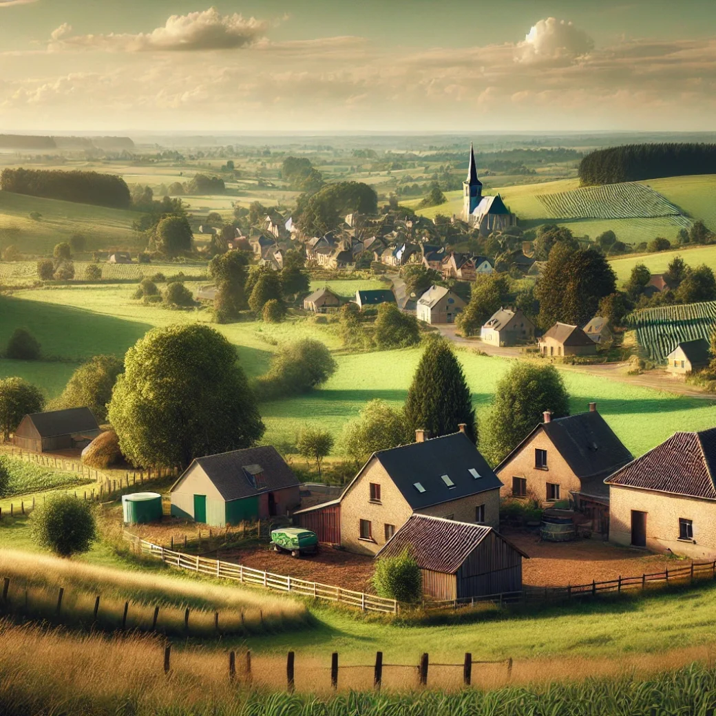 Vue panoramique de Libramont-Chevigny, une belle commune idéale pour réaliser un état des lieux immobilier fiable et rigoureux.