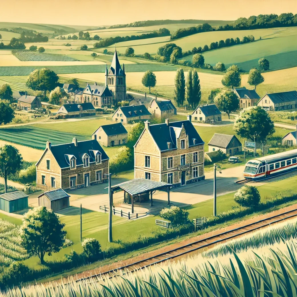 Vue panoramique de Marloie, une belle commune idéale pour réaliser un état des lieux Marloie immobilier fiable et rigoureux.