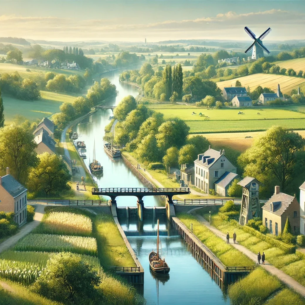 Vue panoramique de Péronnes, une belle commune idéale pour réaliser un état des lieux Péronnes immobilier fiable et rigoureux.