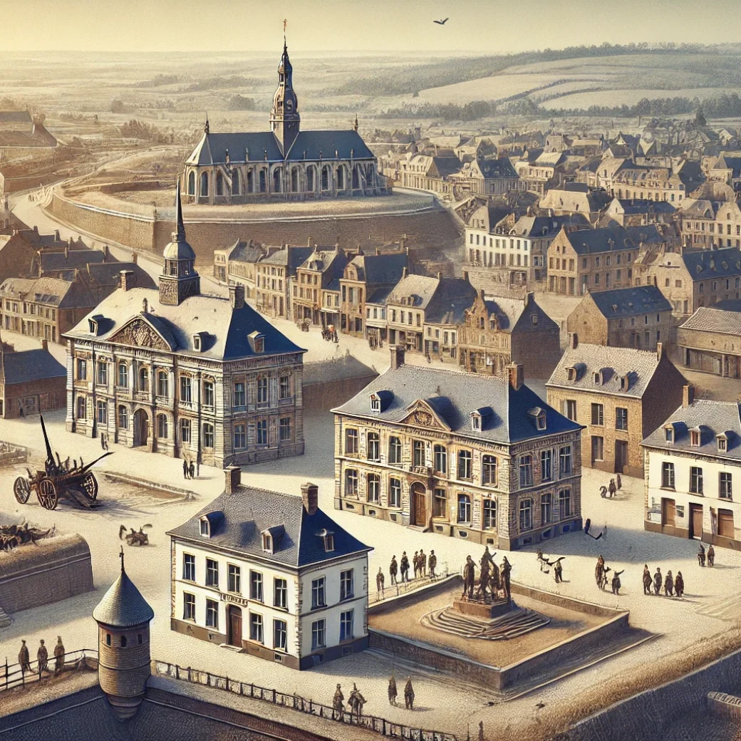 Vue panoramique de Philippeville, une belle commune idéale pour réaliser un état des lieux Philippeville immobilier fiable et rigoureux.