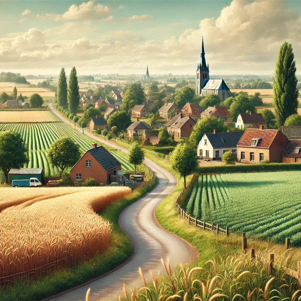 Vue panoramique de Pont-à-Celles, une belle commune idéale pour réaliser un état des lieux Pont-à-Celles immobilier fiable et rigoureux.